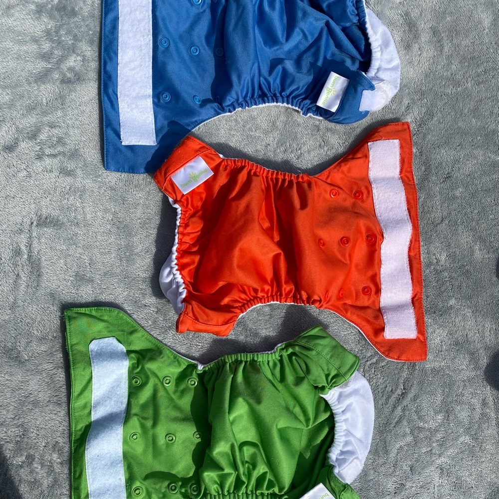 BumGenius Velcro pocket diapers